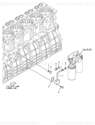 Order YANMAR 148665-39101 Pipe,Lo Bypass