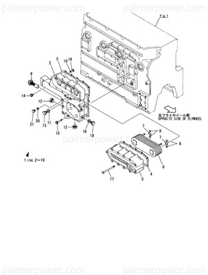 Order YANMAR 726443-33101 Cooler Assy, Oil