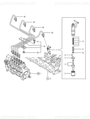 Order YANMAR 719142-53101 Valve Assy,Injection