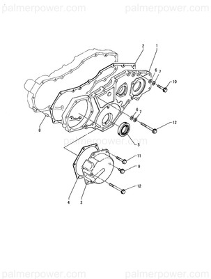 Order YANMAR 121850-01520 Cover, Gear Case
