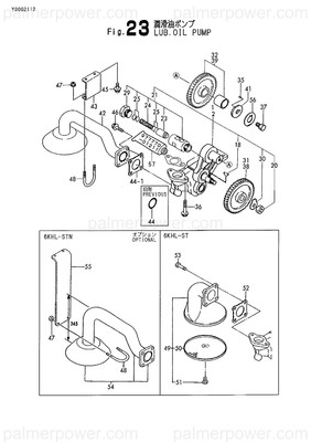Order YANMAR 726616-32700 Pump Assy, Oil