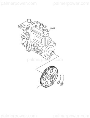 Order YANMAR 129100-25900 Gear, Pump