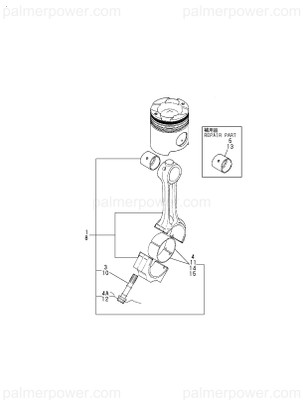 Order YANMAR 748816-23100-A Rod Assy, Connecting