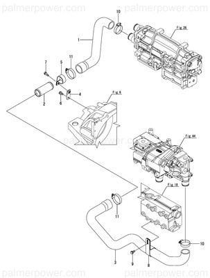Order YANMAR 120674-49320 Hose,Csw I/C Out