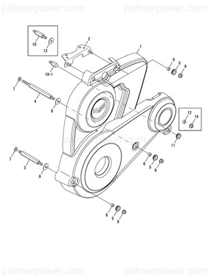 Order YANMAR 119581-09530 Cover,Belt 2Nd Alt