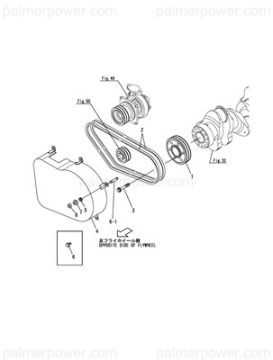 Order YANMAR 148640-28400 V-Pulley