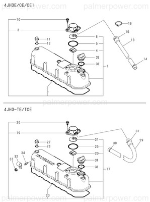 Order YANMAR 129577-11350 Bonnet Assy, Head