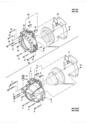 Order YANMAR 120650-01710 Housing, Flywheel Dr