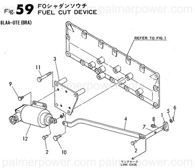 Order YANMAR 148607-65060 Lever, Fuel Shut-Off