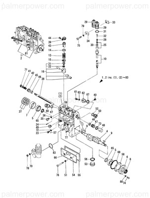 Order YANMAR 721972-51300 Pump Assy, Injection