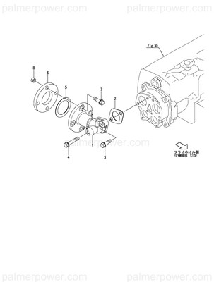 Order YANMAR 126677-49780 Bend, Cfw I/C Out