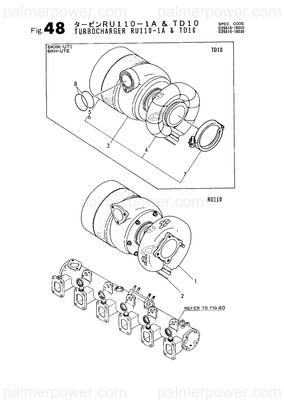 Order YANMAR 126616-18031 Turbine Assy