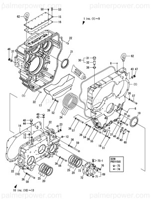 Order YANMAR 777514-02800 Housing Assy, Clutch