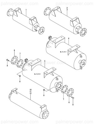 Order YANMAR 43100-553811 Silencer, 100A