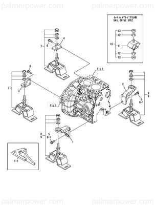 Order YANMAR 128790-08120 Foot, Mounting A