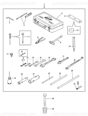 Order YANMAR 728614-92100 Tool Assy