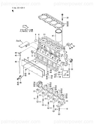 Order YANMAR 720146-01560 Block Assy, Cylinder