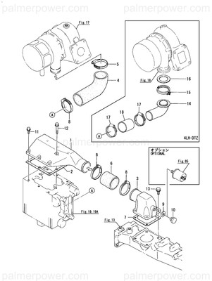 Order YANMAR 119172-18110 Duct, Air