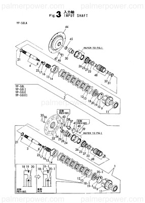 Order YANMAR 777025-03851 Rotator Assy
