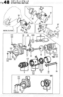 Order YANMAR 124411-77010 Starter, S25-146D