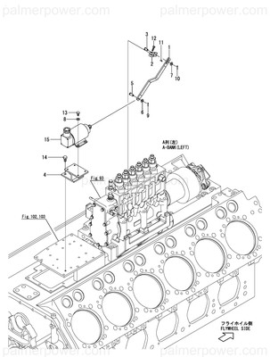 Order YANMAR 148960-65160 Link, Fuel Cut-Off