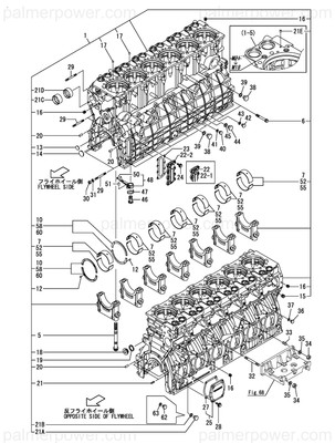 Order YANMAR 748620-01701 Block Assy, Cylinder