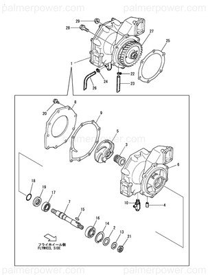 Order YANMAR 126687-43100 Pump Assy, Water