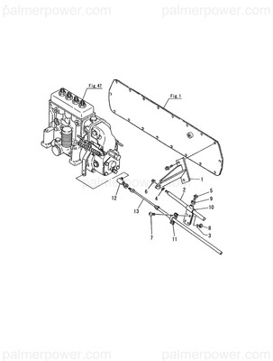 Order YANMAR 126438-67040 Support