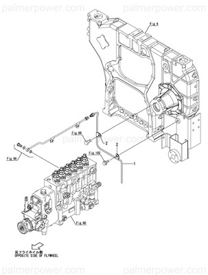 Order YANMAR 43711-097371 Pipe, Fuel
