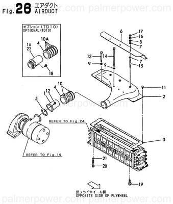 Order YANMAR 126617-18120 Duct, Air