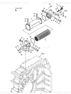 Order YANMAR 177512-04472 Cooler Assy, Lub.Oil