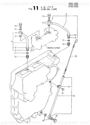 Order YANMAR 177501-07010 Pipe Assy, Oil