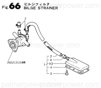 Order YANMAR 123220-46910 Strainer, Bilge