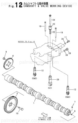Order YANMAR 126684-14010 Camshaft