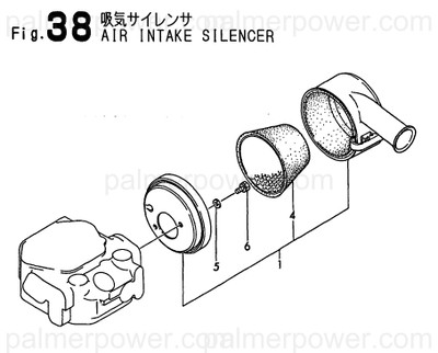Order YANMAR 128170-12500 Silencer Assy