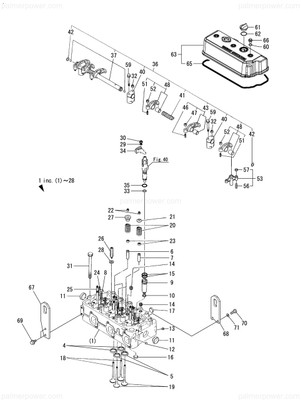 Order YANMAR 727690-11110 Head Assy, Cylinder