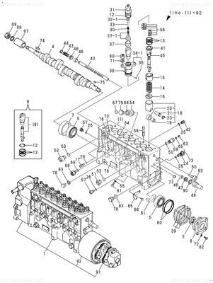Order YANMAR 748218-51320 Pump Assy, Injection