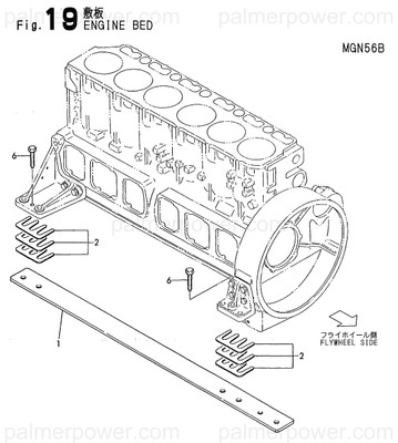 Order YANMAR 41608-550040 Plate