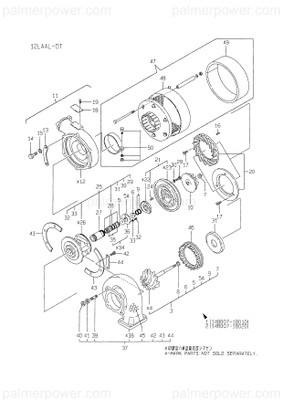 Order YANMAR 148007-18020 Turbine Assy