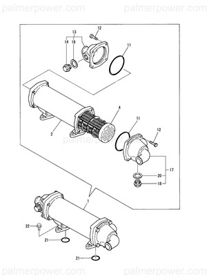 Order YANMAR 127610-33011 Body, Cooler