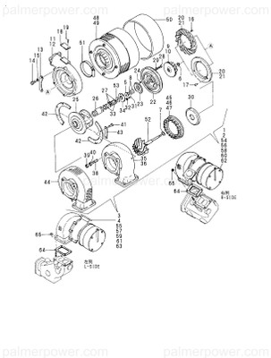 Order YANMAR 148006-18160 Turbine Assy