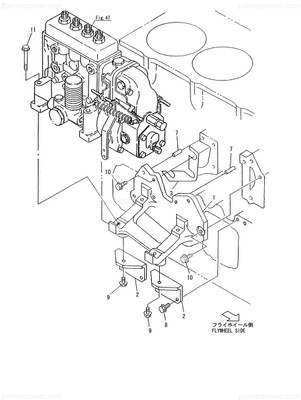 Order YANMAR 126438-54090 Support