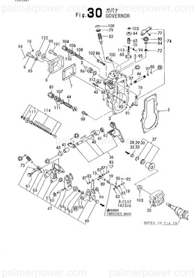 Order YANMAR 120323-61011 Case, Governor