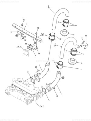 Order YANMAR 127425-12120 Pipe