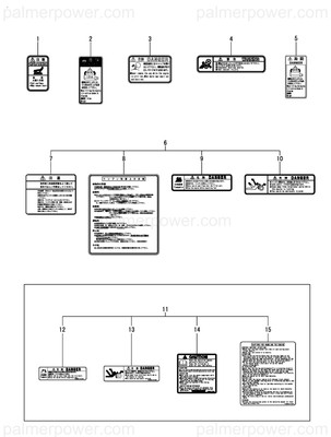 Order YANMAR 120324-07200 Label, Caution