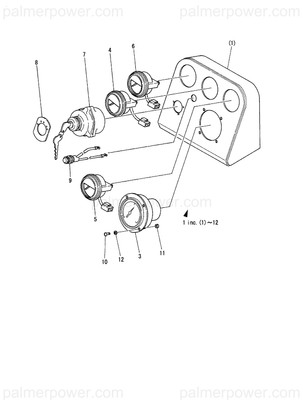 Order YANMAR 42130-502200 Tachometer