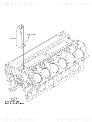 Order YANMAR 26156-200552 Bolt, M20X 55 Plated