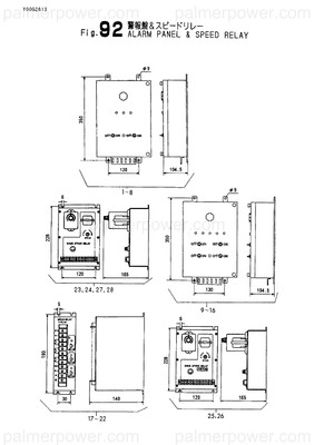 Order YANMAR 46141-552360 Panel, Alarm