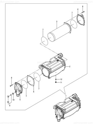 Order YANMAR 120660-18410 Housing, Cac 6By