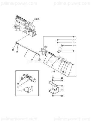 Order YANMAR 127650-66150 Link, Regulator